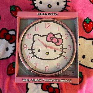 Hello Kitty Wall Clock New